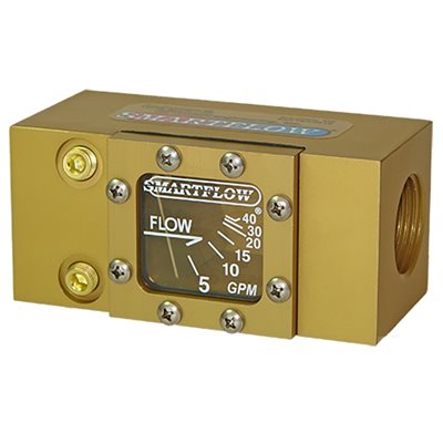 Flowmeter 1"NPT (F) 2.5-40 gpm