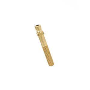 300 Series 1/4"NPT L=4" Brass Extension Plug